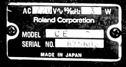 Boss-CE-1 Chorus Ensemble